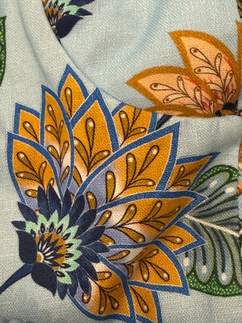 FARM Rio Floral Delhi Belted Romper. Size Medium - Picture 5 of 13